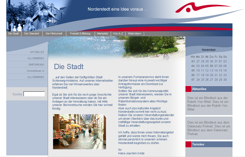 Norderstedt.Net Entwurf und Umsetzung